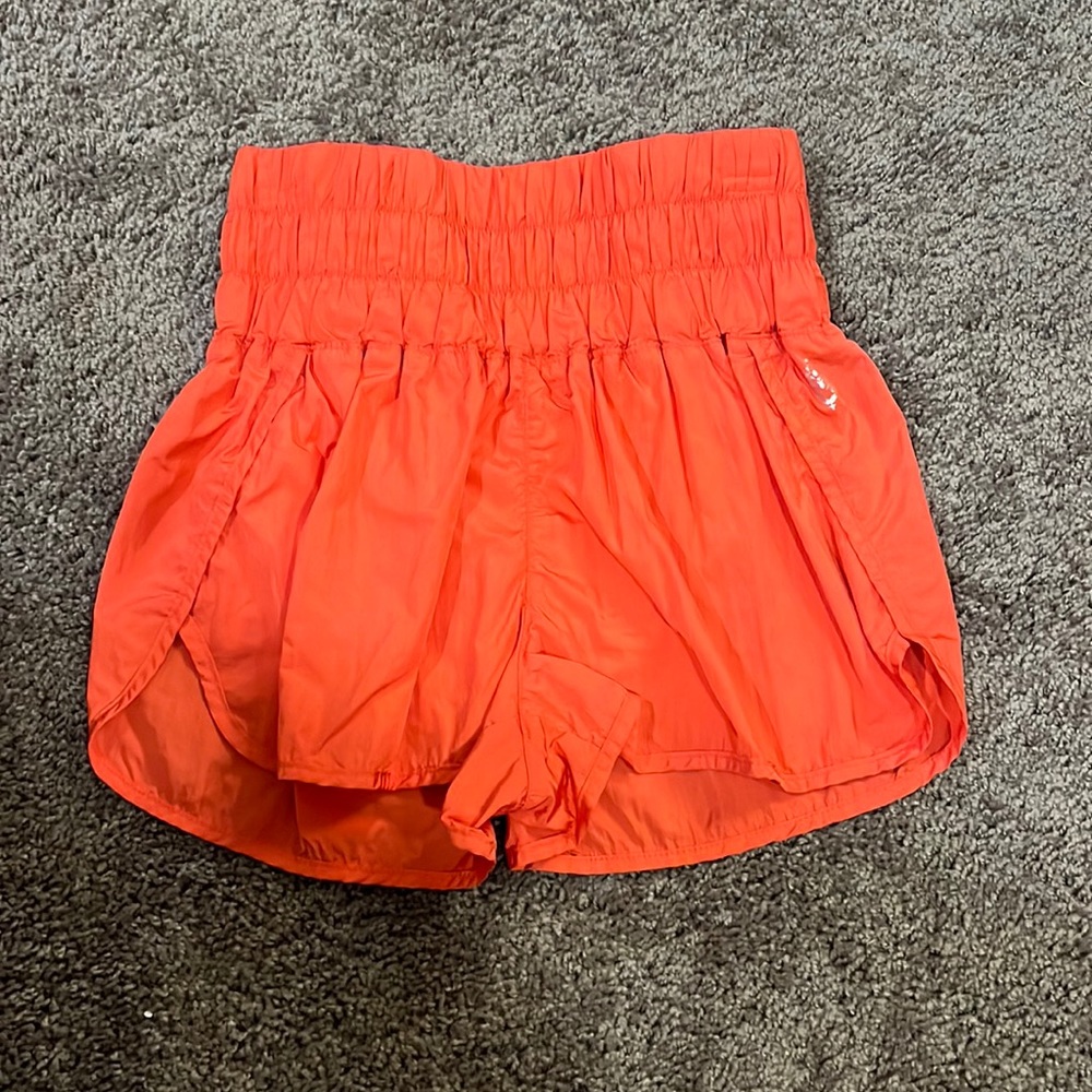 Orange free people movement shorts!
